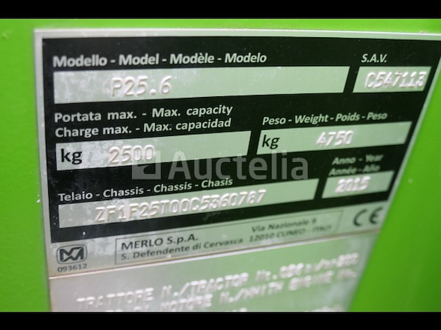 Merlo p25.6 verreiker - afbeelding 6 van  15