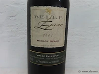 Merlot syrah 2005 belle epine - afbeelding 2 van  3