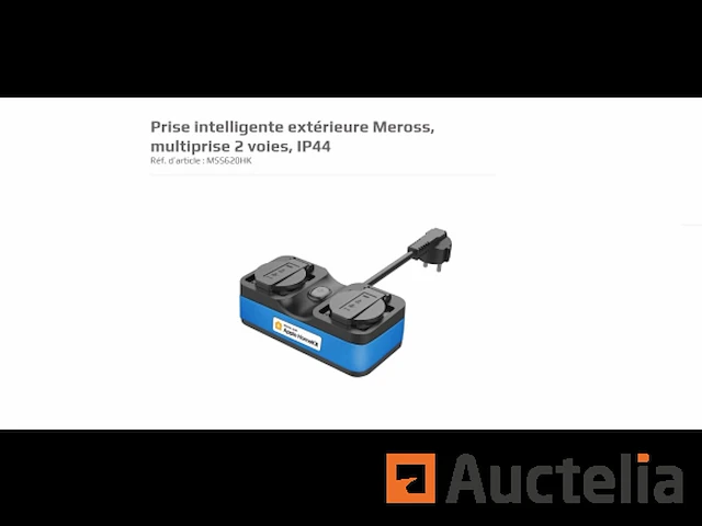 Meross mss620 wi-fi waterdichte dubbele uitlaat voor buiten - afbeelding 1 van  1