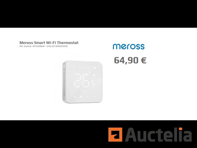 Meross mts200 wi-fi thermostaat - afbeelding 1 van  1