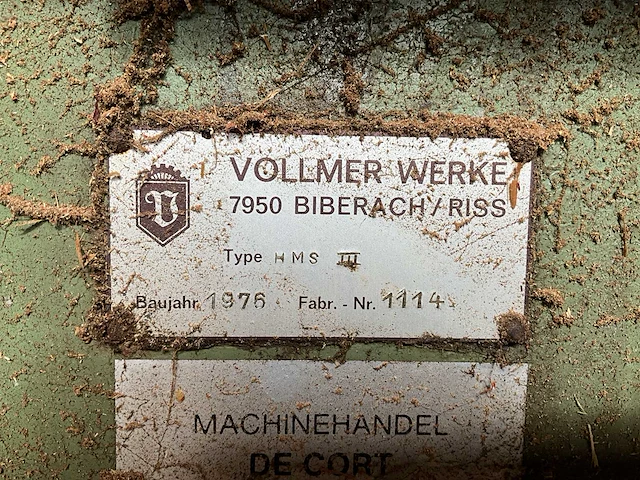 Messenslijpmachine vollmer hms iii - afbeelding 4 van  7