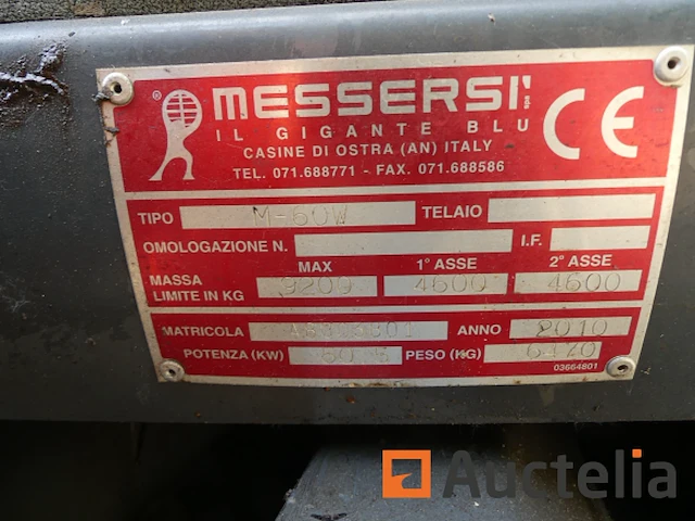 Messersi m-60w kraan op wielen - afbeelding 26 van  26