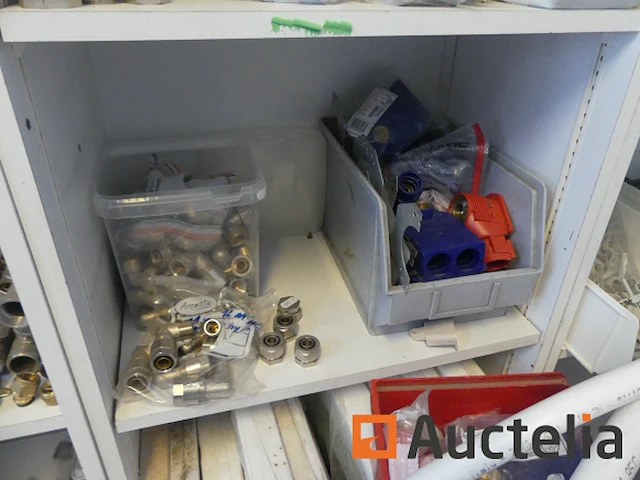 Messing fittingen, krimpslangen, veel kraanreserveonderdelen, enz. - afbeelding 5 van  36