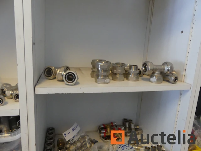 Messing fittingen, krimpslangen, veel kraanreserveonderdelen, enz. - afbeelding 6 van  36