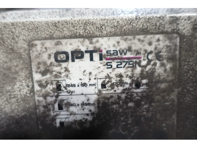 Metaal- bandzaagmachine optium - afbeelding 3 van  6