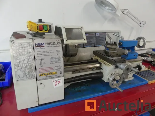 Metaal draaibank hbm machines hbm 250x400 - afbeelding 6 van  9