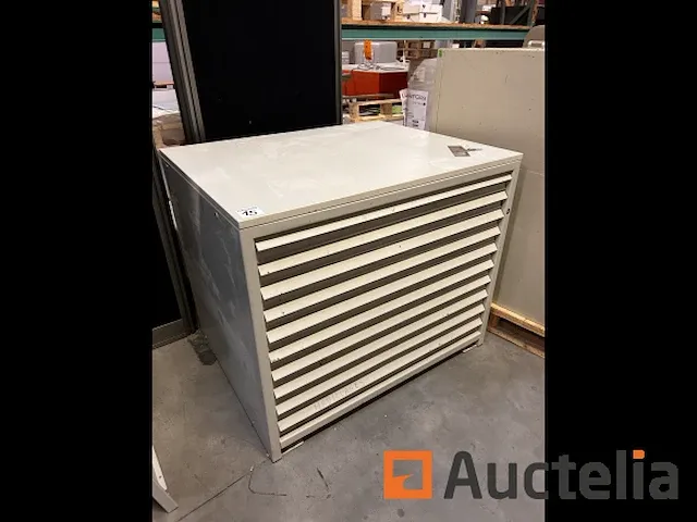 Metaal kast 12 lades - afbeelding 3 van  4