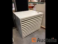 Metaal kast 12 lades - afbeelding 3 van  4