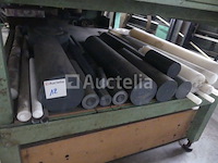 Metaal/aluminium/teflon staaf - afbeelding 1 van  7