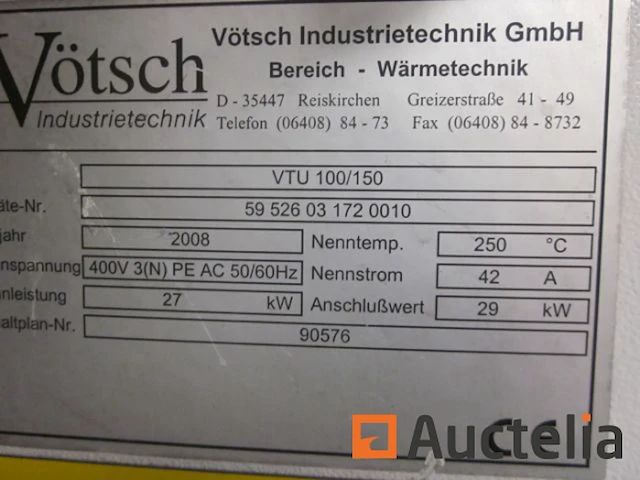 Metaalbewerking weiss technik belgium vtu 100/150 - afbeelding 7 van  9