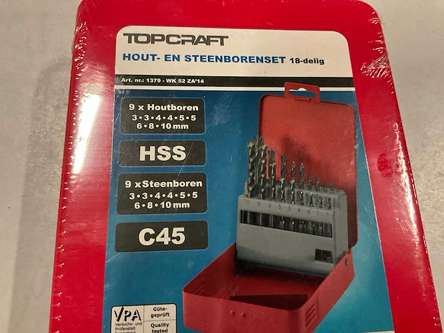 Metaalborenset en hout- en steenborenset topcraft(60x) - afbeelding 3 van  3