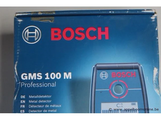 Metaaldetector bosch, gms 100m - afbeelding 2 van  2