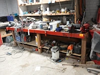 Metaal/hout werkbank - afbeelding 2 van  2