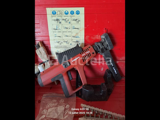 Metaalindustrie bekledingsspijkermachine hilti dx 750 - afbeelding 3 van  4