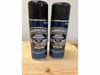 Metaallak - hammerite metaallak hoogglans zwart (3x) - afbeelding 2 van  3
