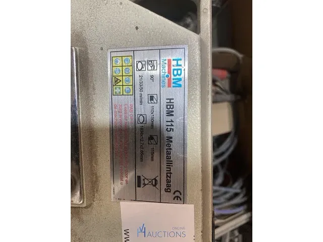 Metaallintzaag hbm - afbeelding 3 van  5