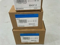 Metaalschroef m4x12 - m4x20 - m4x35 3x200 stuks - afbeelding 1 van  3