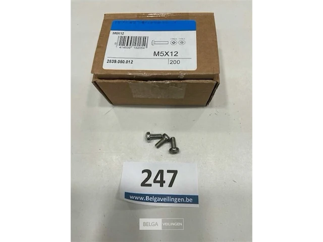 Metaalschroef m5x12 - afbeelding 2 van  3
