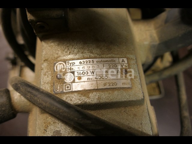 Metabo 6032s draagbare cirkelzaag - afbeelding 2 van  4