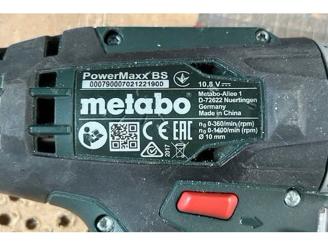 Metabo accu schroefboormachine - afbeelding 5 van  7