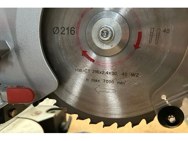 Metabo afkortzaag - afbeelding 2 van  7