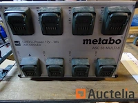 Metabo asc 55 multi 8 8-poorts wandlader - nieuwe winkelwaarde +/- 750 € - afbeelding 3 van  6