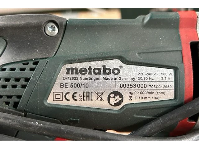 Metabo boormachine - afbeelding 4 van  4