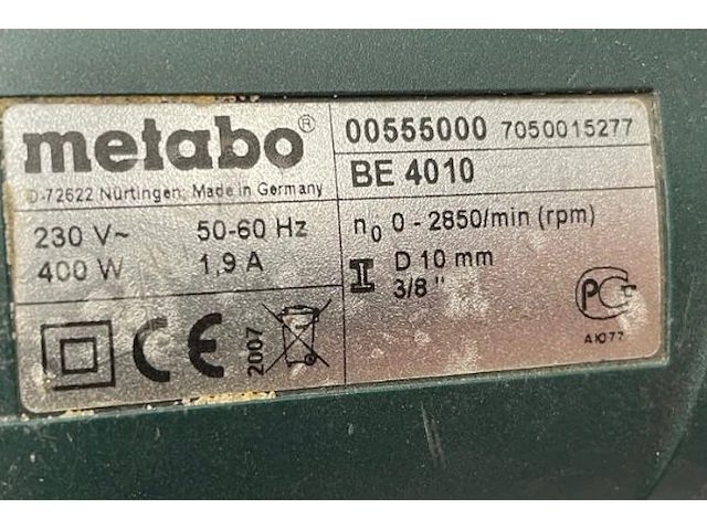 Metabo boormachine - afbeelding 2 van  3