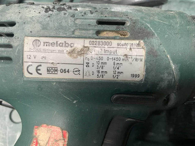 Metabo bst 12 impuls schroefboormachine - afbeelding 5 van  5