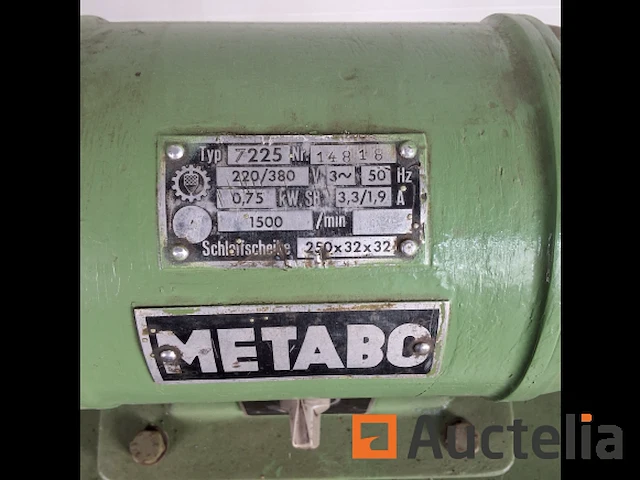 Metabo dubbele slijpmachine (nr 203) - afbeelding 5 van  8