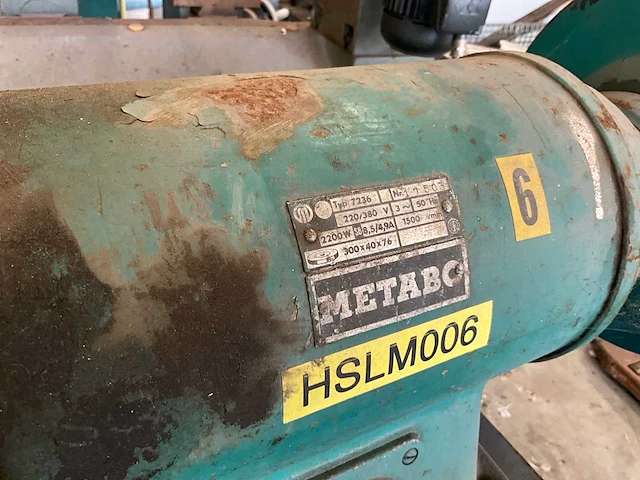 Metabo dubbelkops slijpmolen - afbeelding 9 van  11