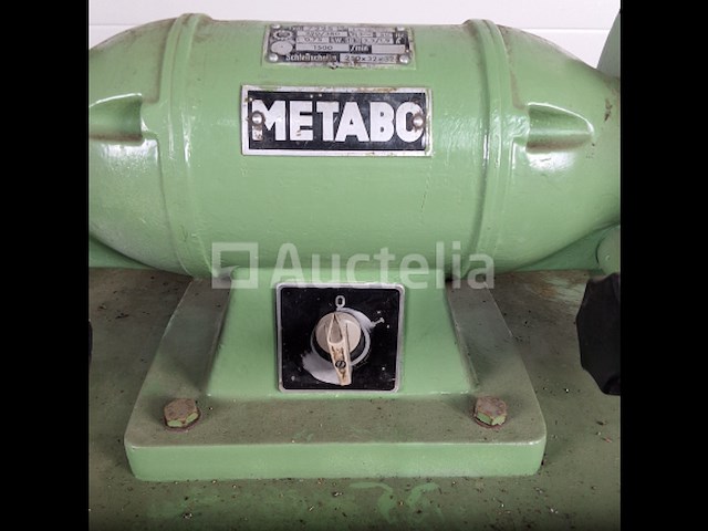 Metabo dubbelle slijpmachine 380v 0.75kw - afbeelding 5 van  8