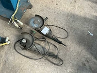 Metabo en hitachi haakse slijpmachine (2x) - afbeelding 1 van  7