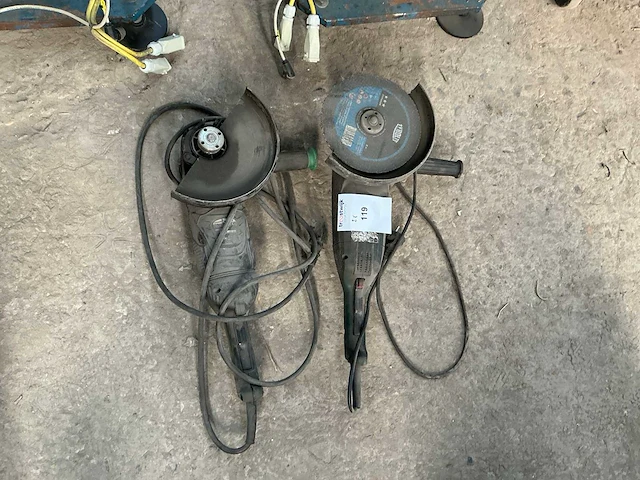 Metabo en hitachi haakse slijpmachine (2x) - afbeelding 2 van  7