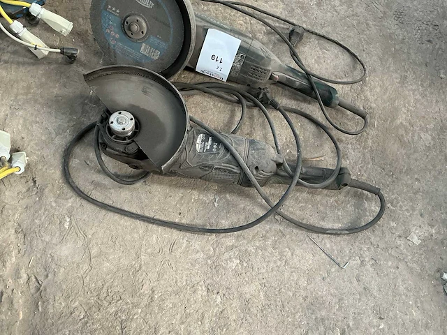 Metabo en hitachi haakse slijpmachine (2x) - afbeelding 5 van  7