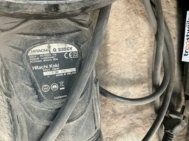 Metabo en hitachi haakse slijpmachine (2x) - afbeelding 6 van  7