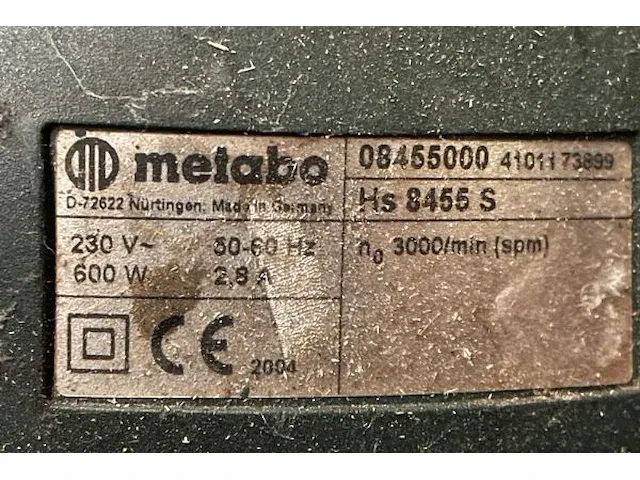 Metabo haagschuur electrisch - afbeelding 4 van  4