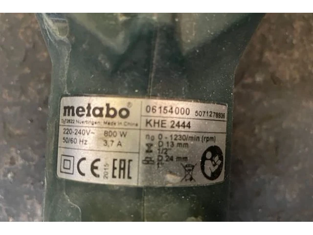 Metabo klopboormachine - afbeelding 4 van  5