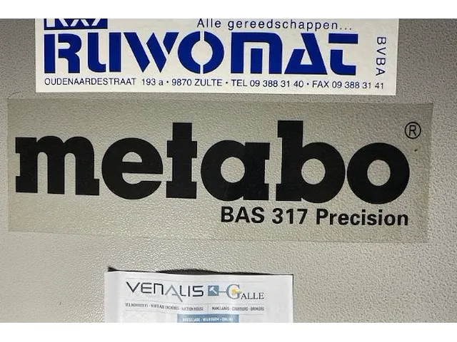 Metabo lintzaag, op onderstel - afbeelding 4 van  9