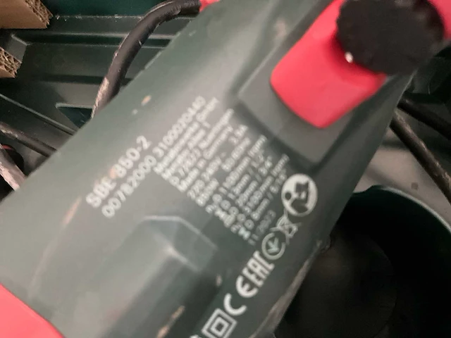 Metabo sbe850-2 klopboormachine - afbeelding 2 van  2