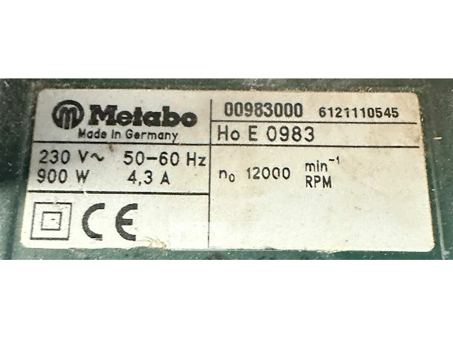 Metabo schaafmachine - afbeelding 2 van  2