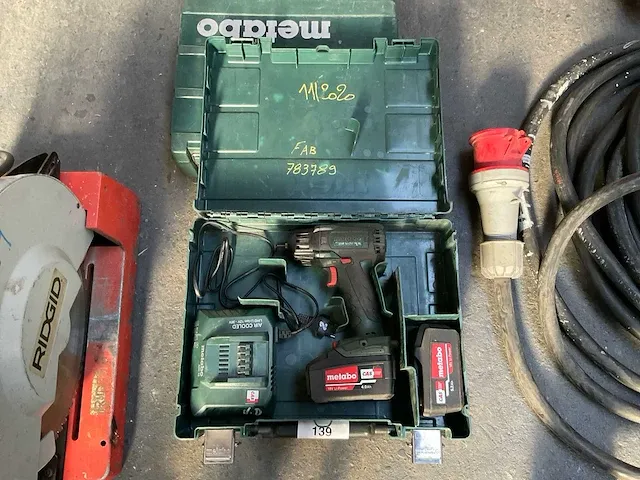 Metabo ssw 18 ltx 400 bl accu slagmoersleutel - afbeelding 1 van  5