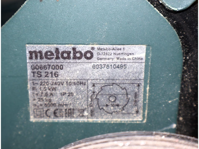 Metabo tafelzaag - afbeelding 4 van  8