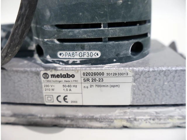 Metabo vlak schuurmachine - afbeelding 3 van  4