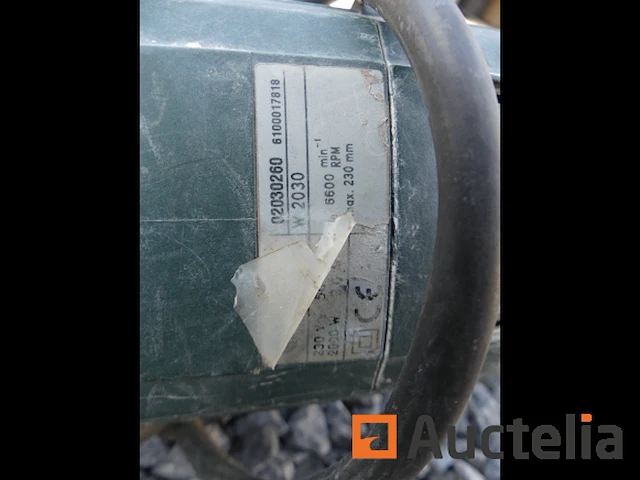 Metabo w2030 slijpmachine - afbeelding 2 van  6