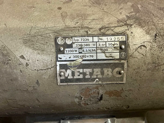 Metabo wetslijpmachine - afbeelding 2 van  4
