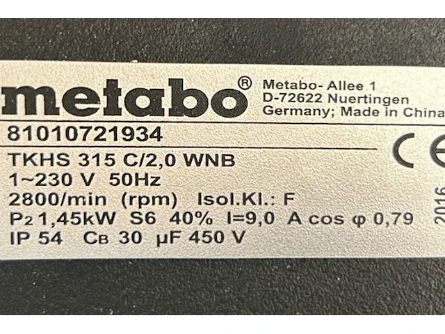 Metabo zaagtafel - afbeelding 8 van  8