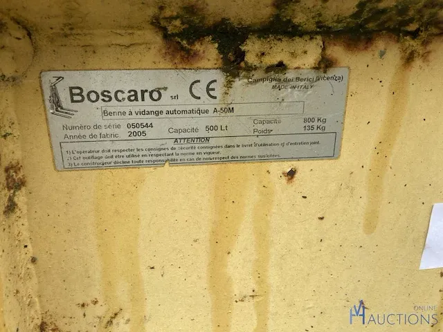 Metalen bak boscaro - afbeelding 2 van  3