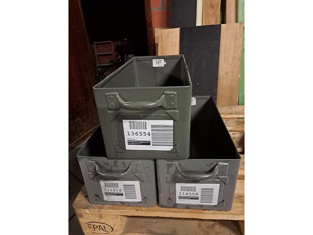 Metalen bakjes 3 stuks - afbeelding 1 van  3