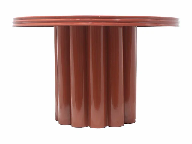 Metalen bijzettafel - terracotta - afbeelding 3 van  3